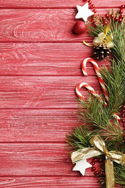 Christmax decorations on table — Stock Photo, Image