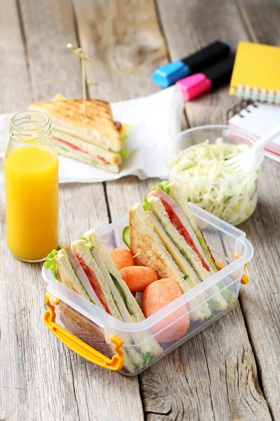 Tasty and fresh sandwiches — Stock Photo, Image