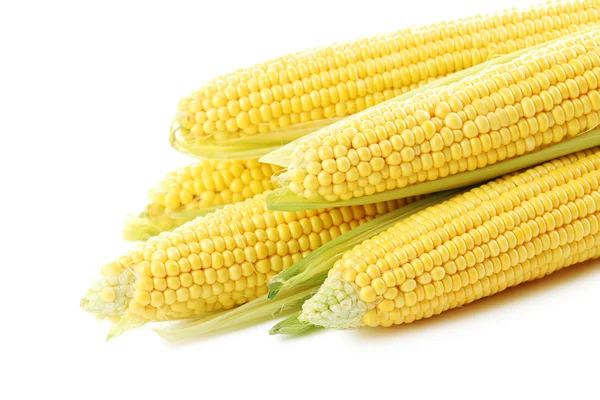 Sweet corns on a white — Stock Photo, Image