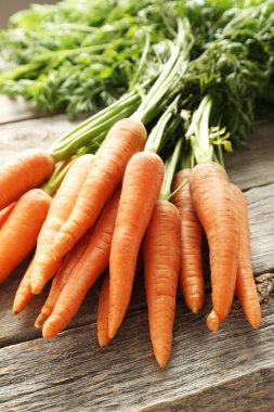 taze ve tatlı havuç