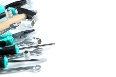 Beyaz bir çalışma araçları