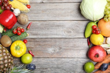 Olgunlaşmış meyve ve sebzeler 