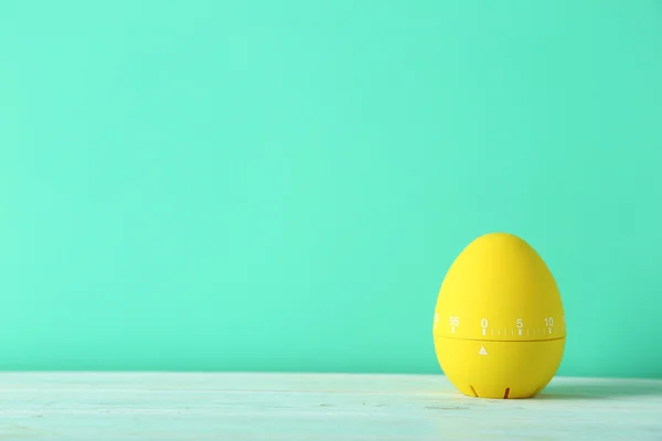 黄色的煮蛋计时器 — 图库照片