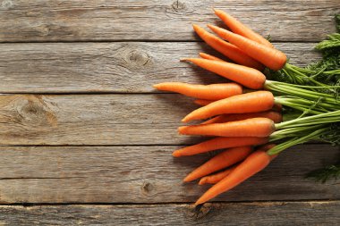 taze ve tatlı havuç