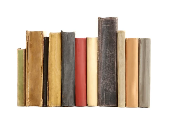 Old books on a white Royalty Free Stock Photos