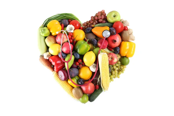 Fruits et légumes mûrs et savoureux — Photo