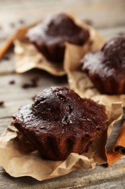 çikolata cupcakes yakın çekim