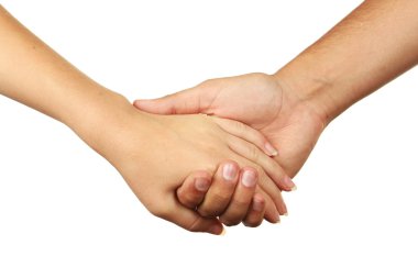 Kadın ve erkeğin elleri