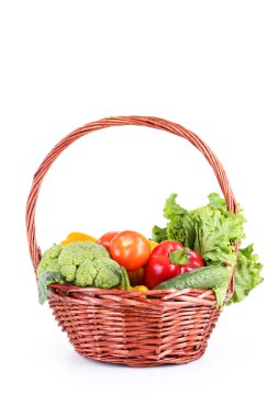 Sepette taze sebzeler