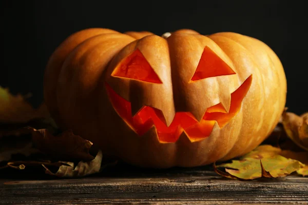 Zucca di Halloween da vicino — Foto Stock