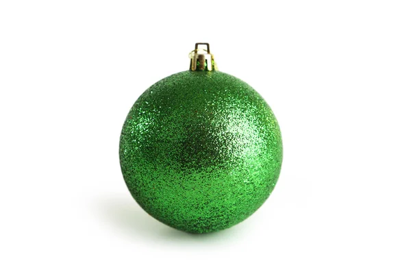 Groene kerstbal — Stockfoto