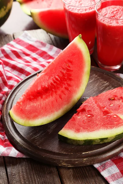 Scheiben Wassermelone — Stockfoto