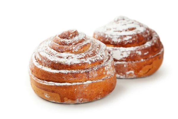 Freshly baked cinnamon buns — Stock Photo, Image