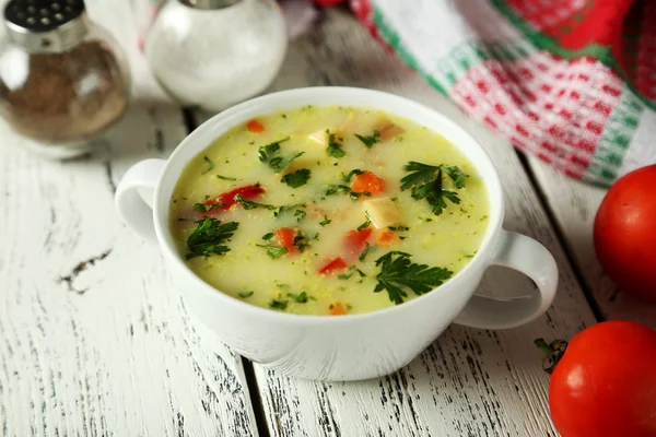 Bol de soupe de légumes — Photo