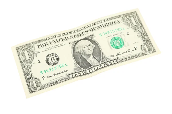 One dollar bill — Stock Photo, Image