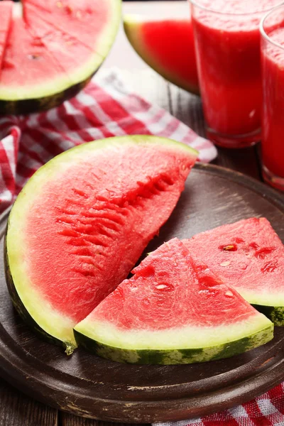 Scheiben Wassermelone — Stockfoto