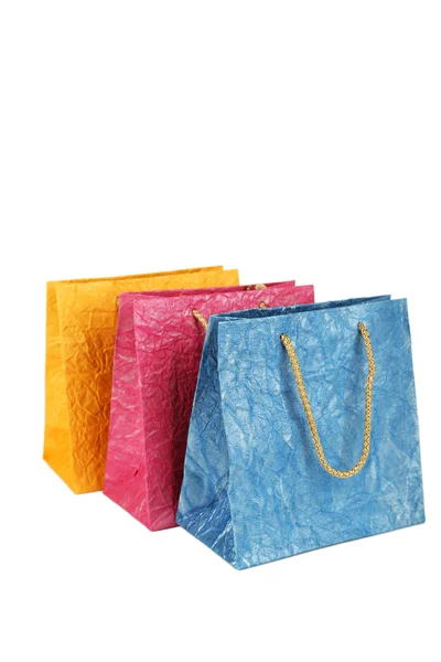Barevné dárkové tašky — Stock fotografie