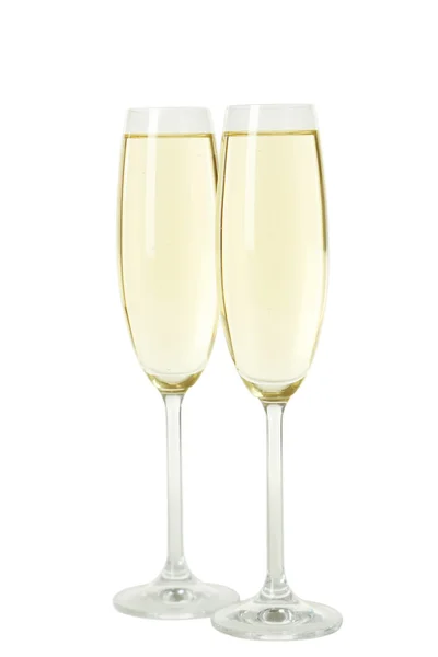 İki kadeh şampanya. — Stok fotoğraf