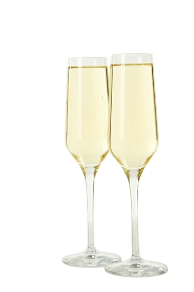 Zwei Gläser Champagner — Stockfoto