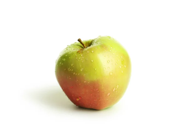 Gustosa mela isolata su bianco — Foto Stock