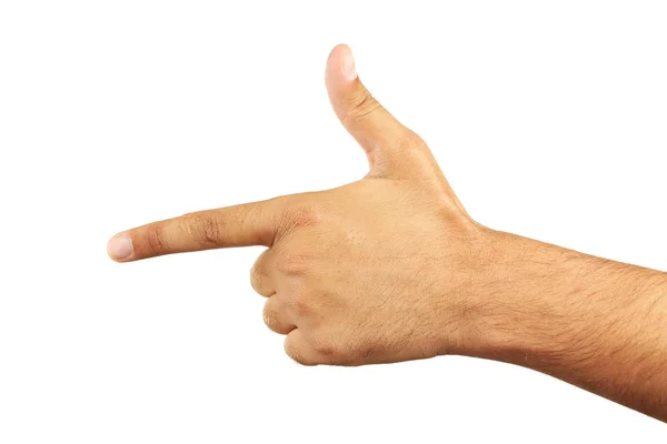 Gesto de la mano masculina — Foto de Stock