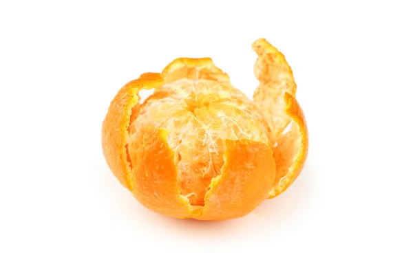 Mandarina saborosa descascada — Fotografia de Stock