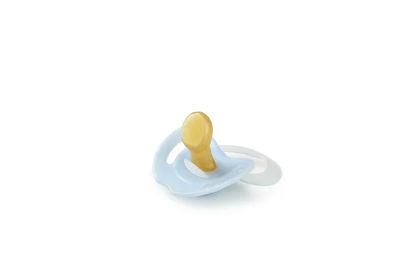 Blue pacifier isolated Royalty Free Stock Photos