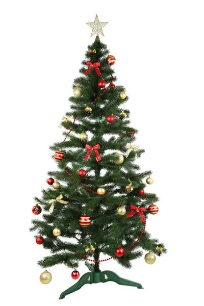 Decorated christmas tree Royalty Free Stock Images