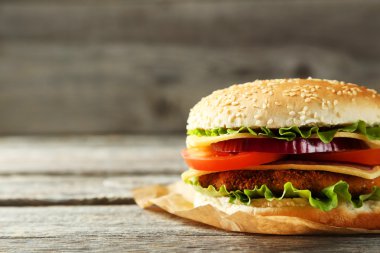 Taze lezzetli burger