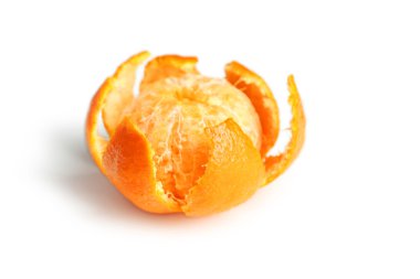 Soyulmuş lezzetli mandarin