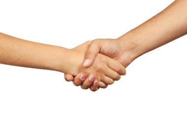 Kadın ve erkeğin elleri