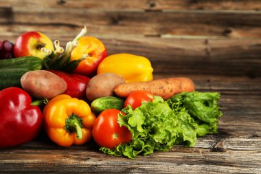 Masada taze sebzeler