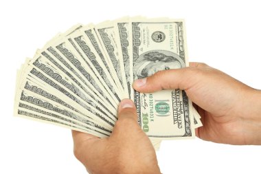 El tutma yüz dolar bill