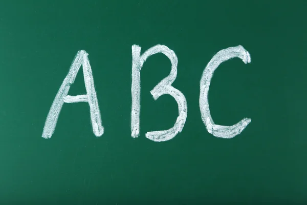 Inscription on a school board — Stock Photo, Image