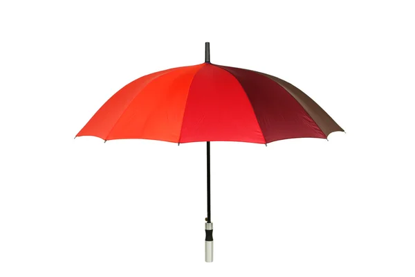 Colorful umbrella isolated on white — Stock Photo, Image