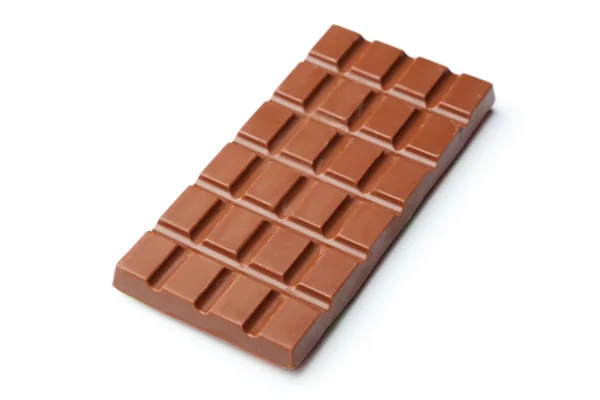 Plate of milk chocolate — Stock Photo, Image