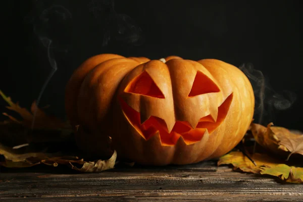 Zucca di Halloween da vicino — Foto Stock