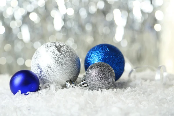 Χρωματιστές μπάλες Χριστούγεννα — Φωτογραφία Αρχείου