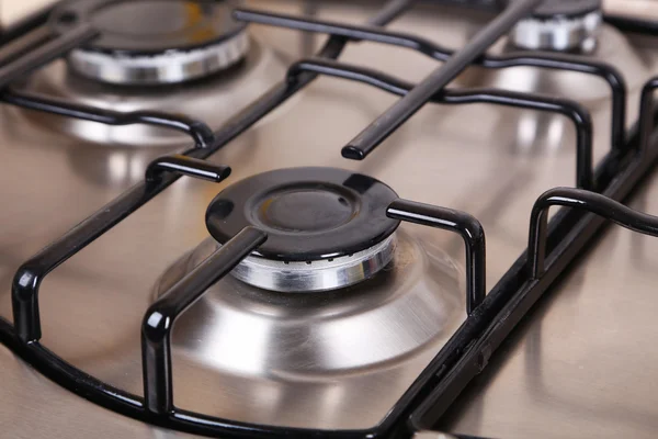 Closeup gas stove — Stock Photo, Image