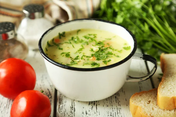 Coppa di zuppa saporita — Foto Stock