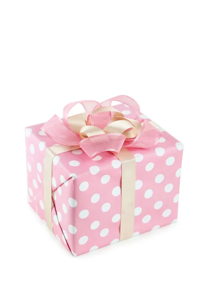 Pink gift box — Stock Photo, Image