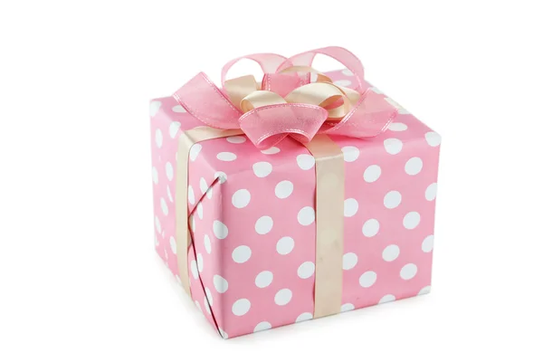 Pink gift box — Stock Photo, Image