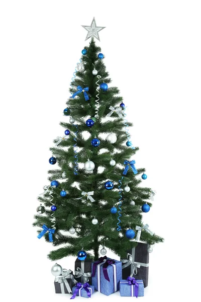 Árbol de Navidad decorado — Foto de Stock