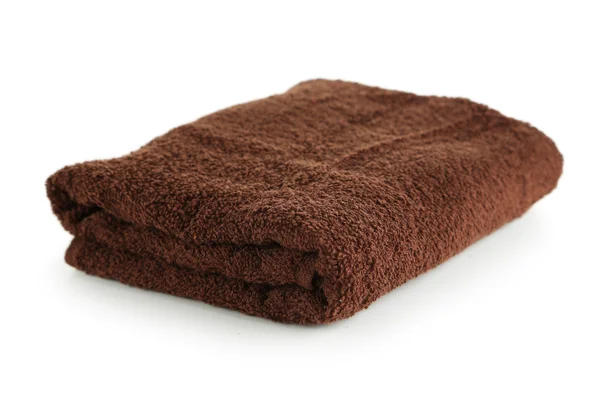 Rolled up brown towel — Stock Photo, Image