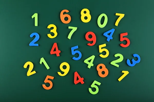Renkli numaraları kurulu — Stok fotoğraf