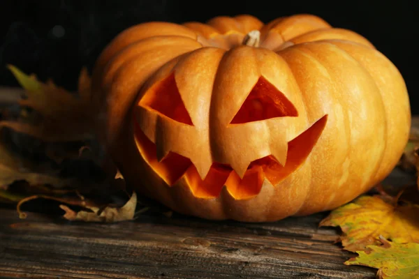 Halloween pompoen close-up — Stockfoto