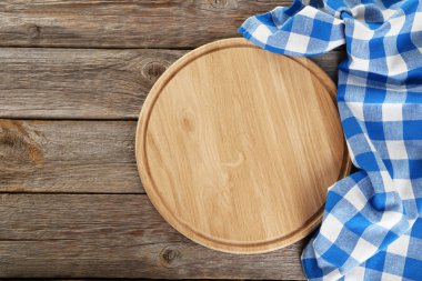 Peçete ile kesme tahtası