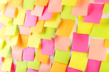 Birçok renkli çıkartmalar