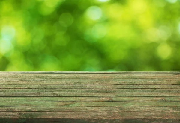 Fondo con mesa de madera — Foto de Stock