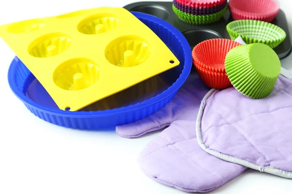 Mutfak eldiveni çalışmalarıyla cupcake